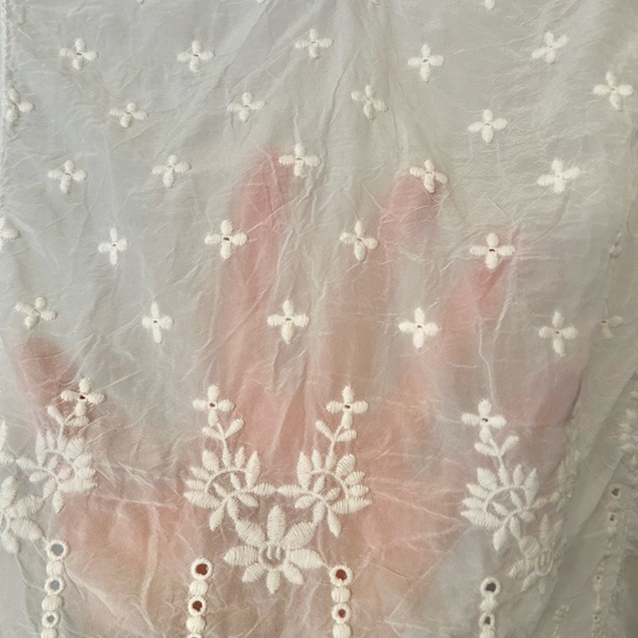 Johnny Was sheer blouse 100% rayon size small - Picture 3 of 6